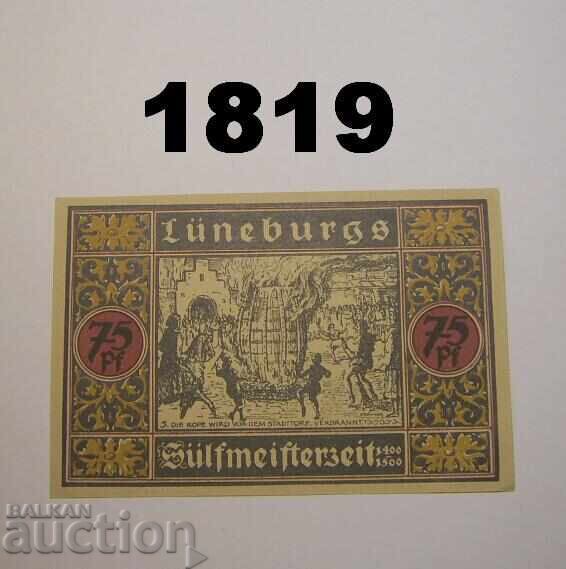 Lüneburg 75 pfennig 1921 Germany