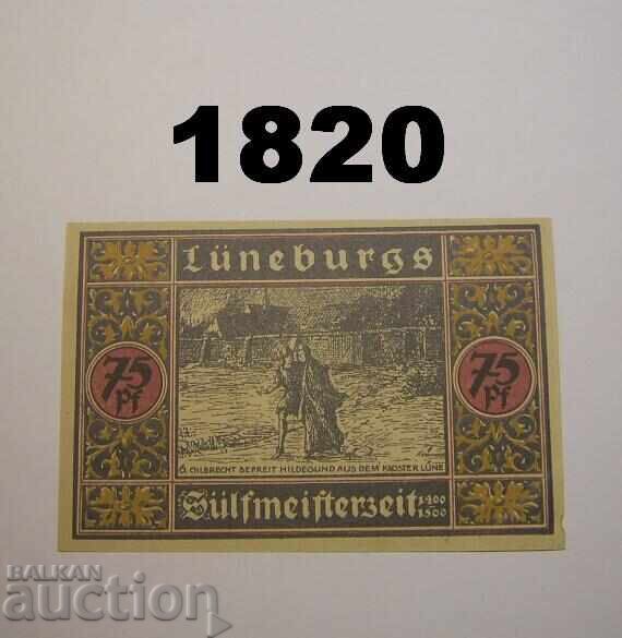 Lüneburg 75 pfennig 1921 Germany