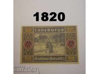 Lüneburg 75 pfennig 1921 Germany