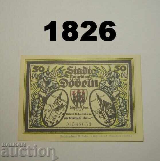 Döbeln 50 pfennig 1921 Германия