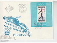 First Day Cover Winter Sports SKI