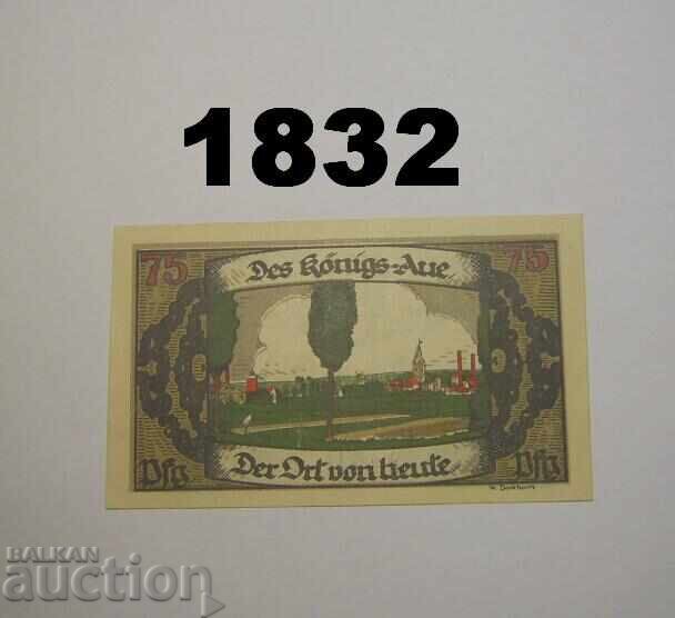 Königsaue 75 pfennig 1921 Germany with price 2.00 BGN | € 1.02