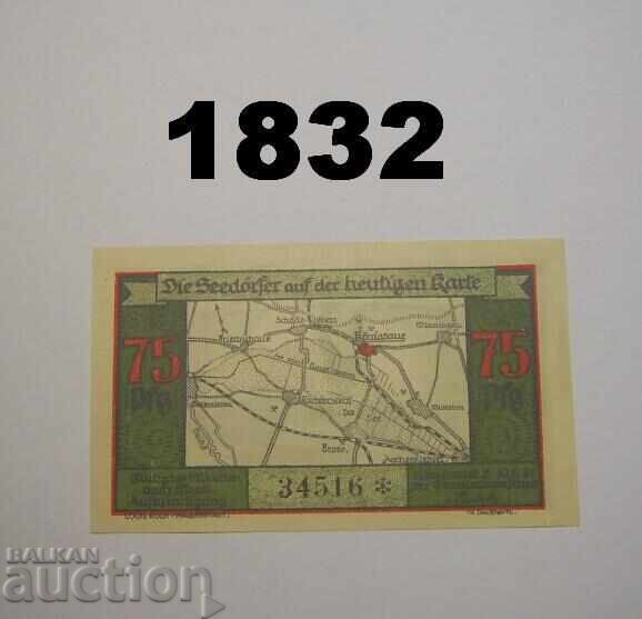 Königsaue 75 pfennig 1921 Germany