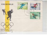 Plic poștal de primă zi Sporturi de iarnă SCHI