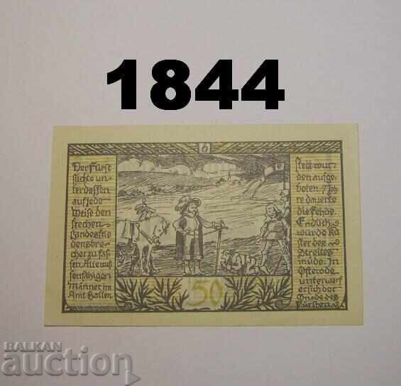 Rieder a. Ostharz 50 pfennig 1921 Germania cu preț 2.00 BGN | € 1.02