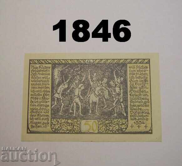 Rieder a. Ostharz 50 pfennig 1921 Germania cu preț 2.00 BGN | € 1.02