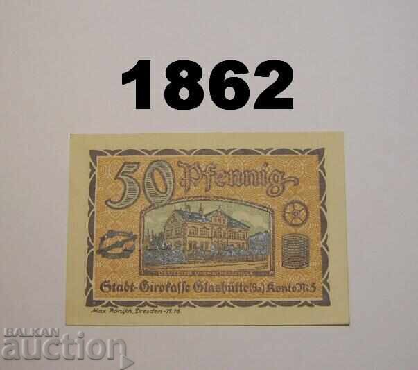 Glashutte 50 pfennig 1921 Γερμανία με τιμή 2.50 BGN | € 1.28