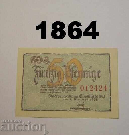 Glashutte 50 pfennig 1921 Germany Glashutte 50 pfennig 1921 Germany