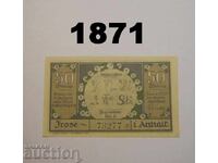 Frozen 50 pfennig 1921 Germany