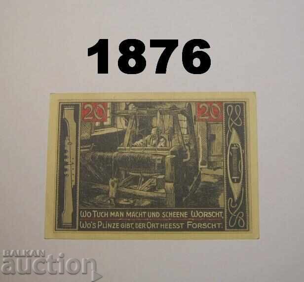 Forst i. L. 20 pfennig 1921 Germany with price 2.00 BGN | € 1.02 Forst i. L. 20 pfennig 1921 Germany with price 2.00 BGN | € 1.02