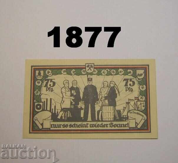 Frozen drink 75 pfennig 1922 Germany