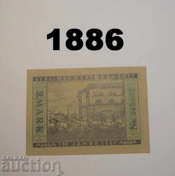 Berlin 2 mărci 1922 Germania cu preț 2.50 BGN | € 1.28 Berlin 2 mărci 1922 Germania cu preț 2.50 BGN | € 1.28