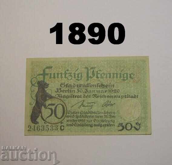 Βερολίνο 50 pfennig 1920 Γερμανία