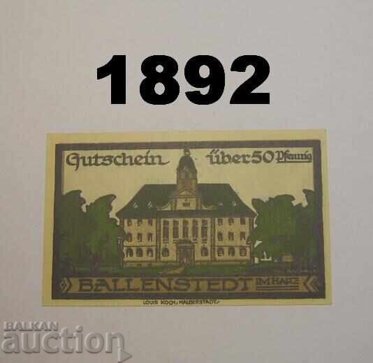 Ballenstedt Harz 50 pfennig 1921 Германия с цена 2.50 лв. | € 1.28 Ballenstedt Harz 50 pfennig 1921 Германия с цена 2.50 лв. | € 1.28