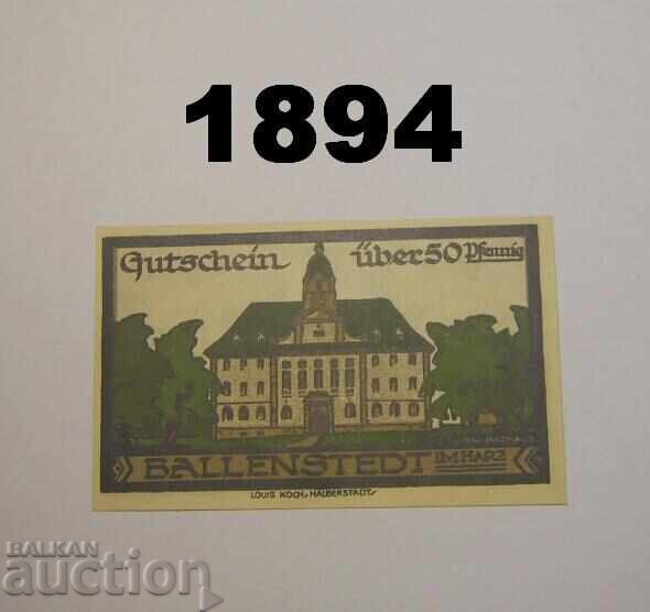 Ballenstedt Harz 50 pfennig 1921 Γερμανία με τιμή 2.50 BGN | € 1.28 Ballenstedt Harz 50 pfennig 1921 Γερμανία με τιμή 2.50 BGN | € 1.28