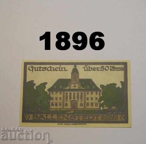 Ballenstedt Harz 50 pfennig 1921 Γερμανία με τιμή 2.50 BGN | € 1.28