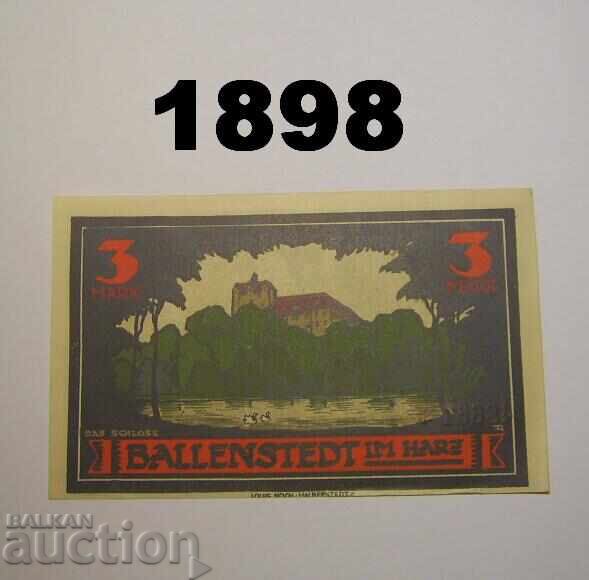 Ballenstedt Harz 3 μάρκα 1921 Γερμανία με τιμή 12.00 BGN | € 6.14 Ballenstedt Harz 3 μάρκα 1921 Γερμανία με τιμή 12.00 BGN | € 6.14