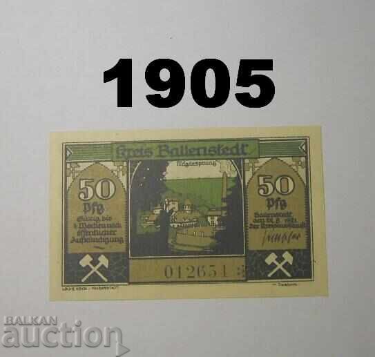 Ballenstedt Harz 50 pfennig 1921 Германия