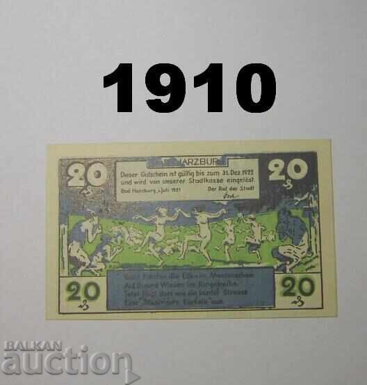 Bad Harzburg 20 pfennig 1921 Germany