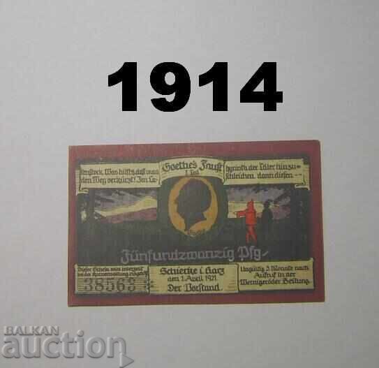 Schierke Harz 25 pfennig 1921 Germany