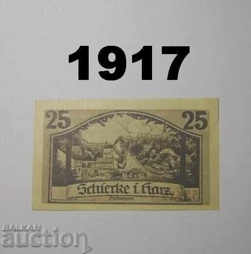 Σκιερκε Χαρτς 25 φέννιχ 1921 Γερμανία με τιμή 2.00 BGN | € 1.02