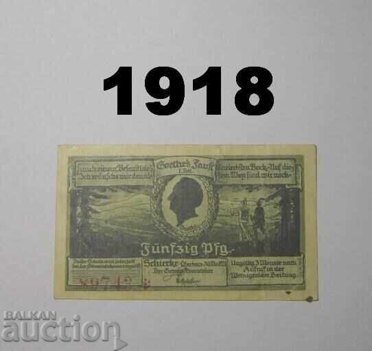 Σκιρκε Χαρτς 50 φεννίγκ 1921 Γερμανία
