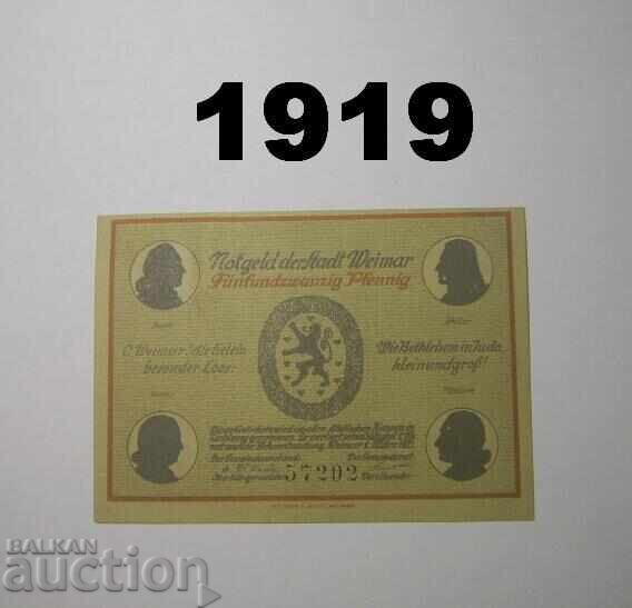 Βαϊμάρη 25 φενίγκ 1921 Γερμανία