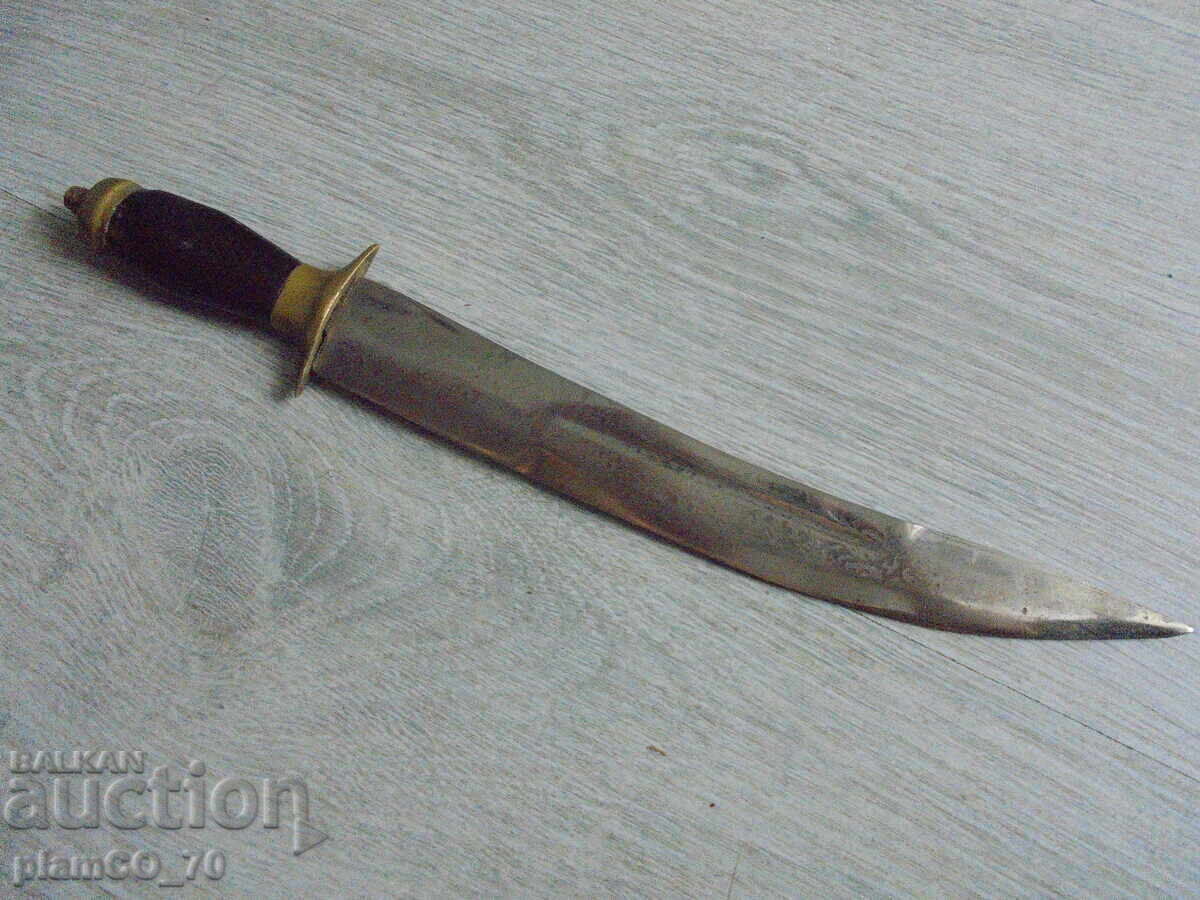 Παράδοση №*8133 Παλιό ινδικό μαχαίρι με θήκη Παράδοση №*8133 Παλιό ινδικό μαχαίρι με θήκη