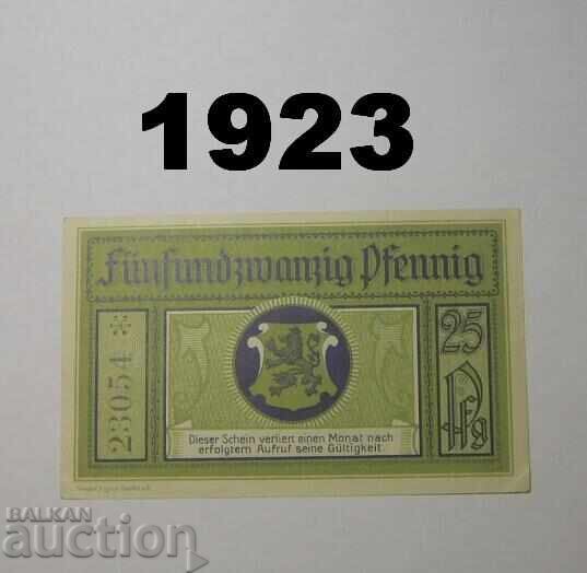 Λόιτενμπεργκ 25 φεννίγκ 1921 Γερμανία