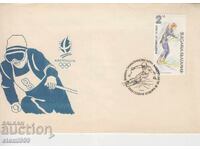 Plic poștal de primă zi Sporturi de iarnă SCHI