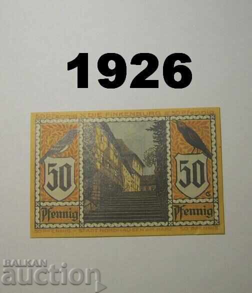 Nordhausen 50 pfennig 1921 Germany with price 2.00 BGN | € 1.02