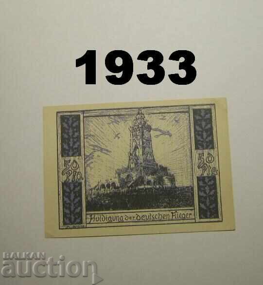 Φράνκενχαουζεν 50 πφένιγκ 1921 Γερμανία με τιμή 1.50 BGN | € 0.77