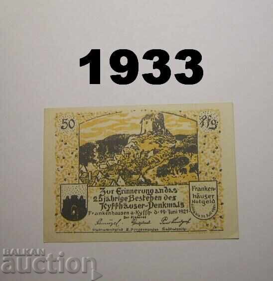 Φράνκενχαουζεν 50 πφένιγκ 1921 Γερμανία