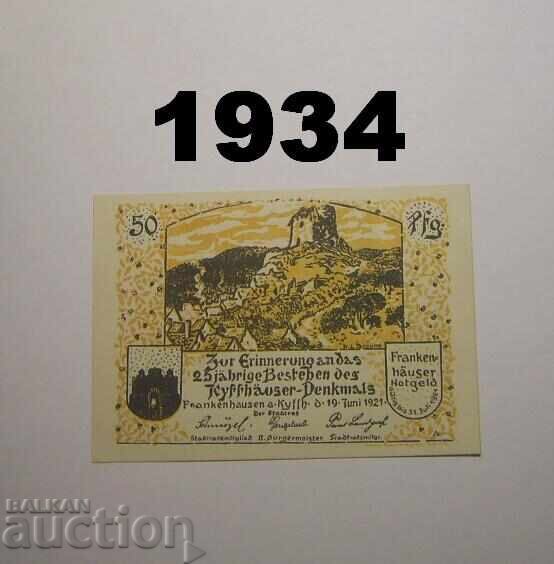 Φράνκενχαουζεν 50 πφένιγκ 1921 Γερμανία