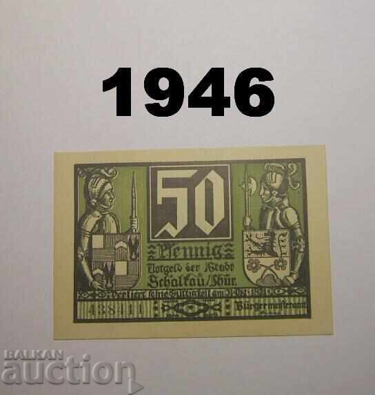 Schalkau 50 pfennig 1921 Германия Schalkau 50 pfennig 1921 Германия
