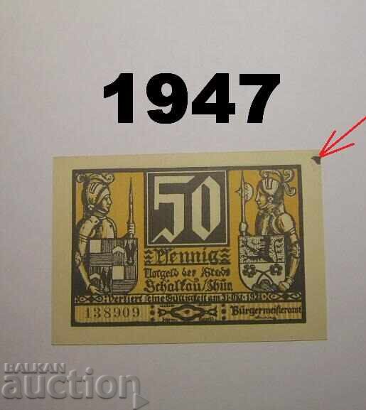 Σάλκαου 50 φεννίγκ 1921 Γερμανία
