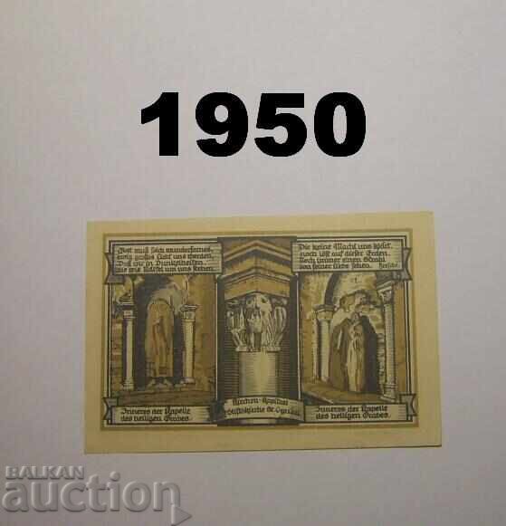 Gernrode Harz 50 pfennig 1921 Germany with price 2.00 BGN | € 1.02