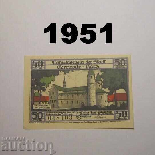 Gernrode Harz 50 pfennig 1921 Germany