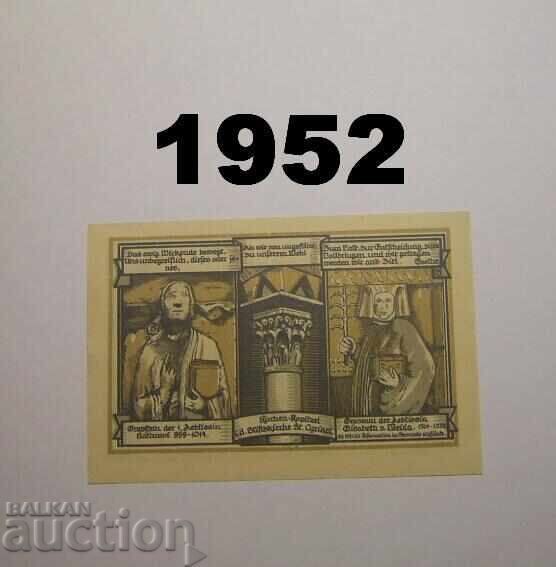 Gernrode Harz 50 pfennig 1921 Germany with price 2.00 BGN | € 1.02