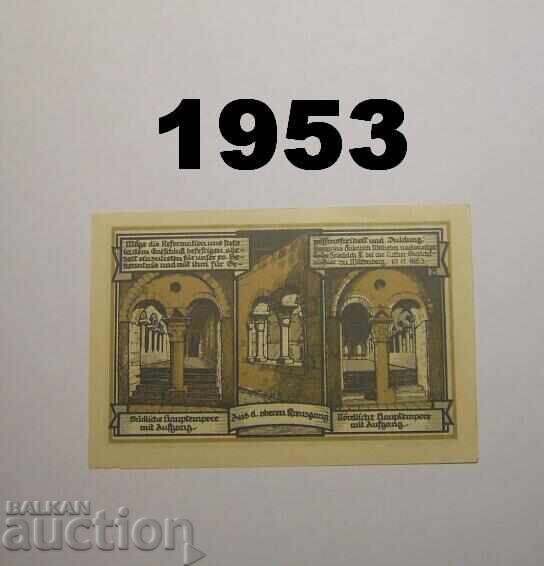 Γκέρνρόντε Χαρτς 50 φέννιγκ 1921 Γερμανία με τιμή 1.50 BGN | € 0.77