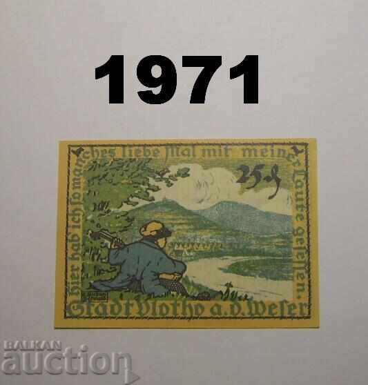 Vlotho 25 pfennig 1921 Germany with price 2.00 BGN | € 1.02
