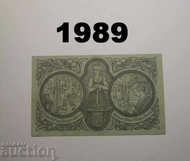 Lebus în Seelow 25 pfennig 1920 Germania cu preț 35.00 BGN | € 17.90