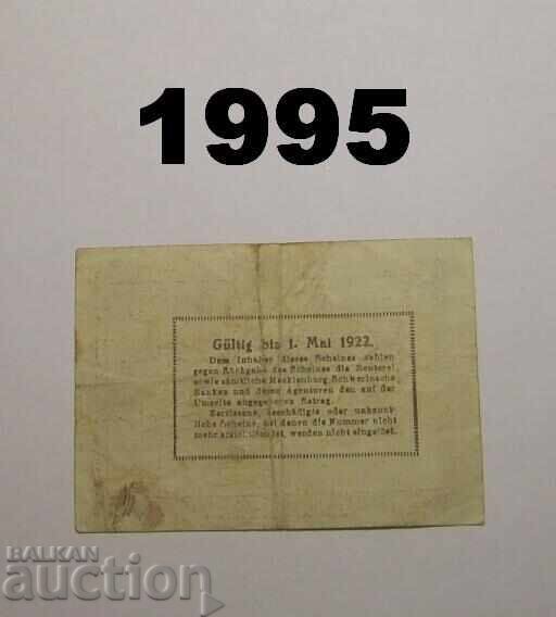 Mecklenburg-Schwerin 25 pfennig Германия с цена 2.00 лв. | € 1.02