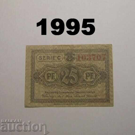 Mecklenburg-Schwerin 25 pfennig Германия
