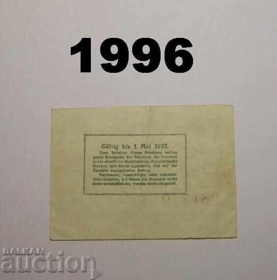 Mecklenburg-Schwerin 50 pfennig Германия с цена 3.00 лв. | € 1.53 Mecklenburg-Schwerin 50 pfennig Германия с цена 3.00 лв. | € 1.53