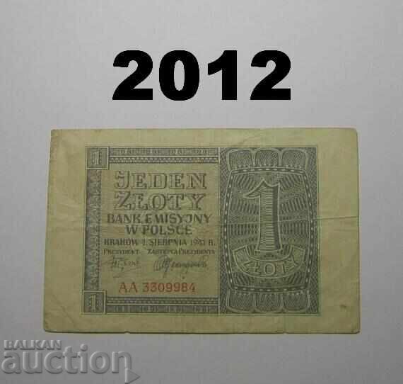 Полша 1 злота 1941