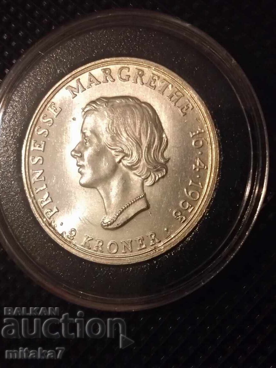 2 κορώνες 1958, Δανία με τιμή 52.00 BGN | € 26.59