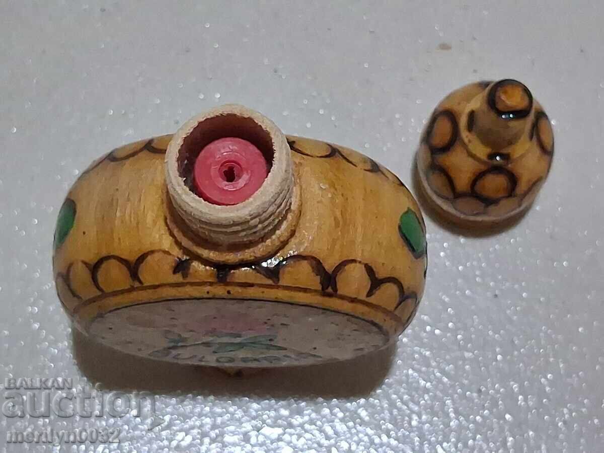 Auction  Bottle of perfume rose oil vial musk bottle