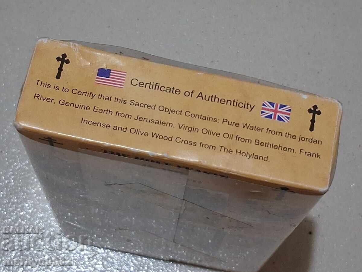 Delivery of Cross incense holy water Jerusalem pilgrimage Holy Sepulchre