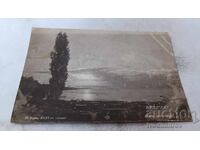 Carte poștală Varna Răsărit de soare Gr. Paskov 1933